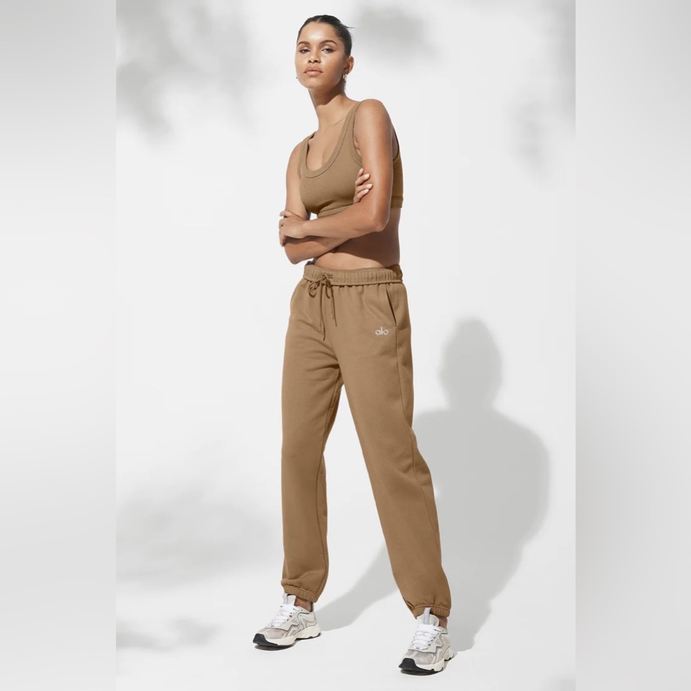 alo accolade sweatpants in gravel ✨